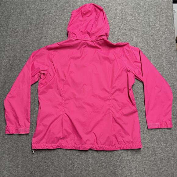 Columbia Switchback Rain Jacket Womens 2x Pink Hooded Light Waterproof - Picture 4 of 6
